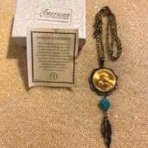 Vintage American coin treasure necklace